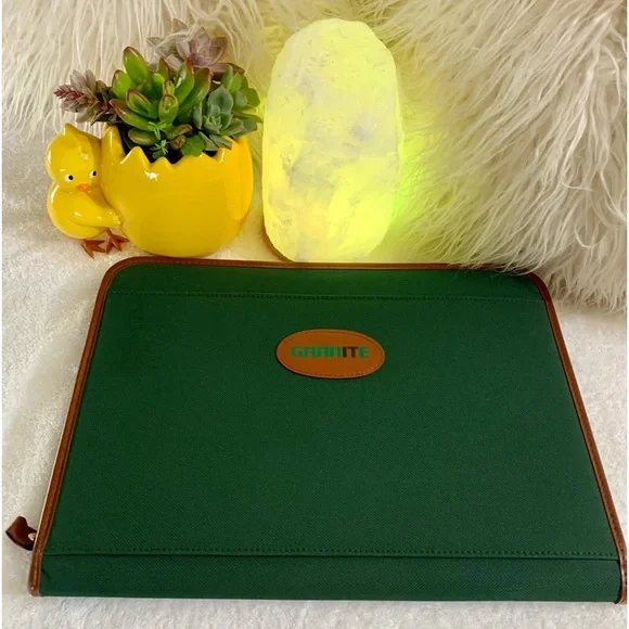 🍀Granite Portfolio/Organizer Binder,Resume MenWomen,Dark Green#GR2🍀